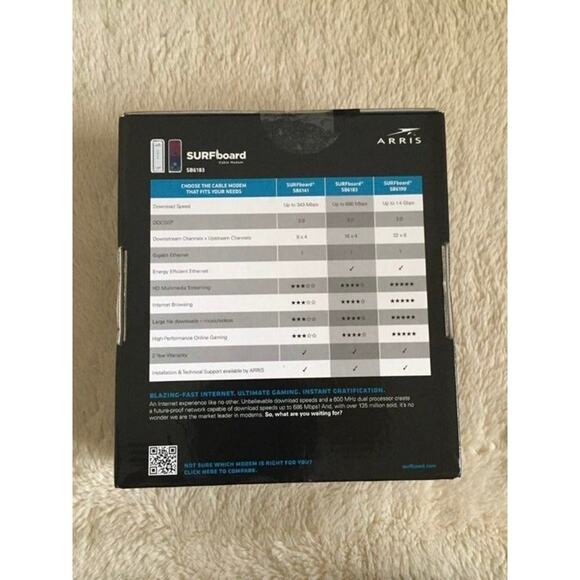 ARRIS SURFboard 16X Cable Modem-(SB6183) - Picture 2 of 2